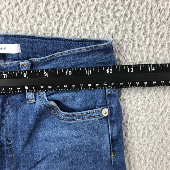 7FAM Womens Size 26 Slim Illusion Raw Hem Cropped Skinny Jeans w/ 23" Inseam - Picture 11 of 16